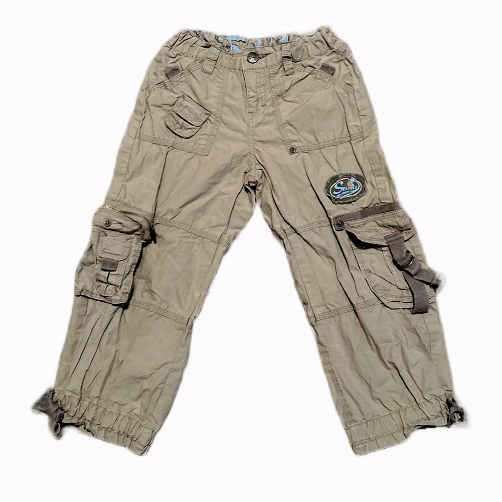 Boys Boutique Long Pants, Relaxed Beachwear, Pockets & Cute Details, Size 4Y